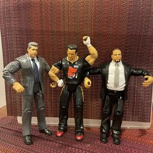Set of three- WWE action figures